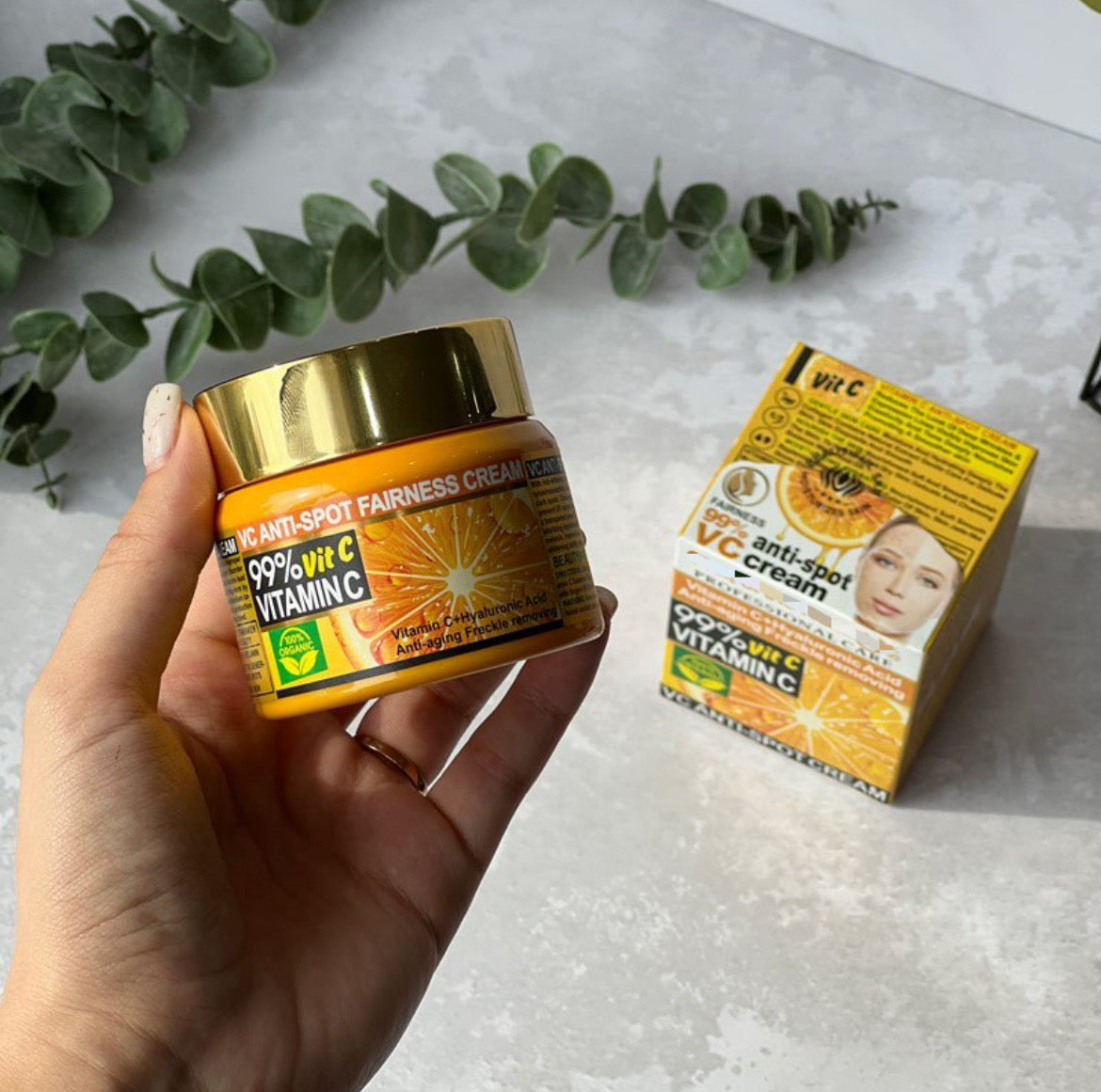 CREMA BLANQUEADORA INSTANTÁNEA CON VITAMINA C
