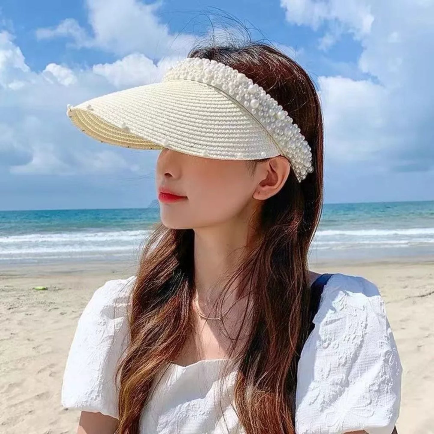 VISERA CON PERLAS