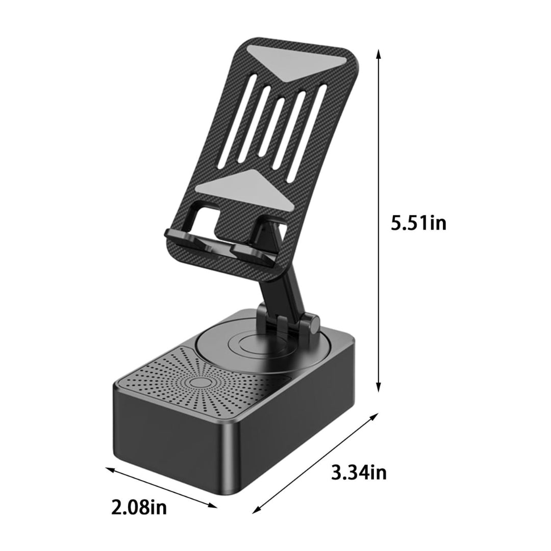SOPORTE DE TELEFONO CON BOCINA BLUETOOTH