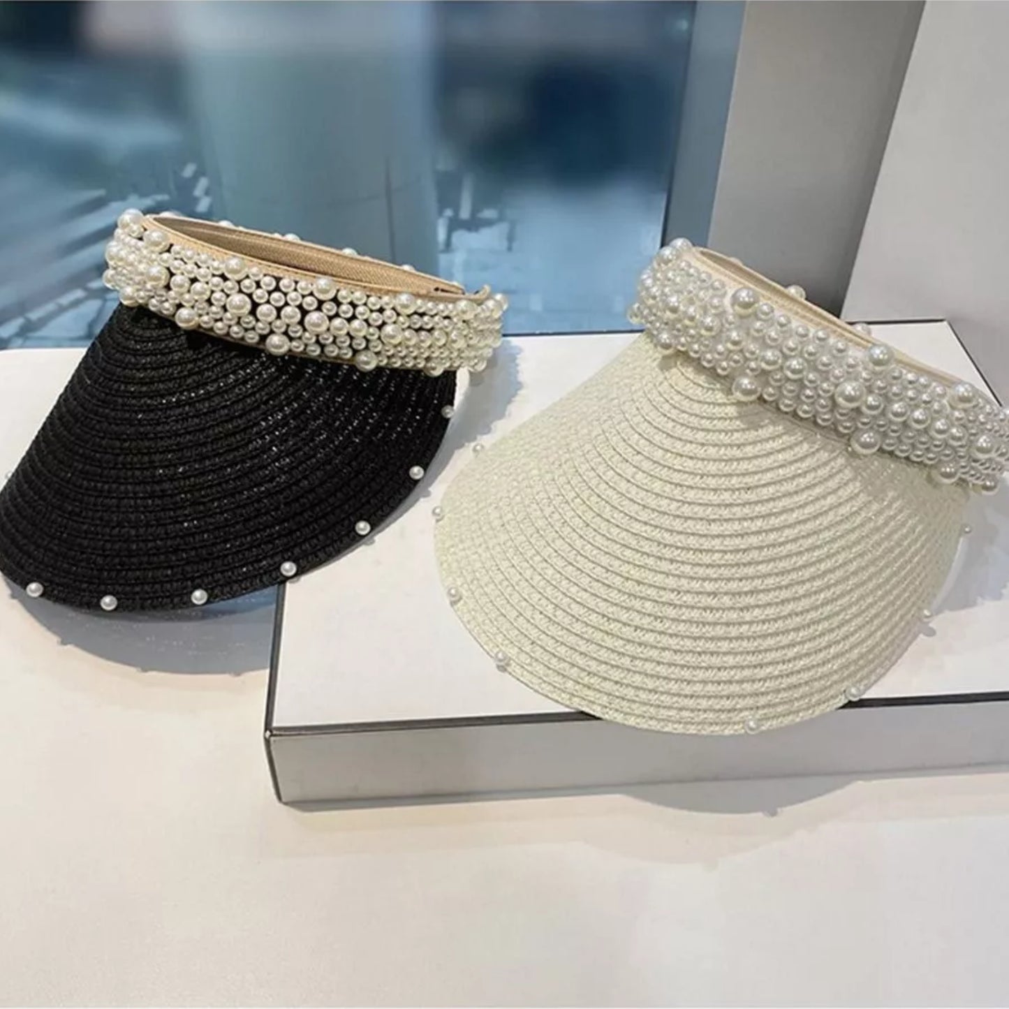 VISERA CON PERLAS