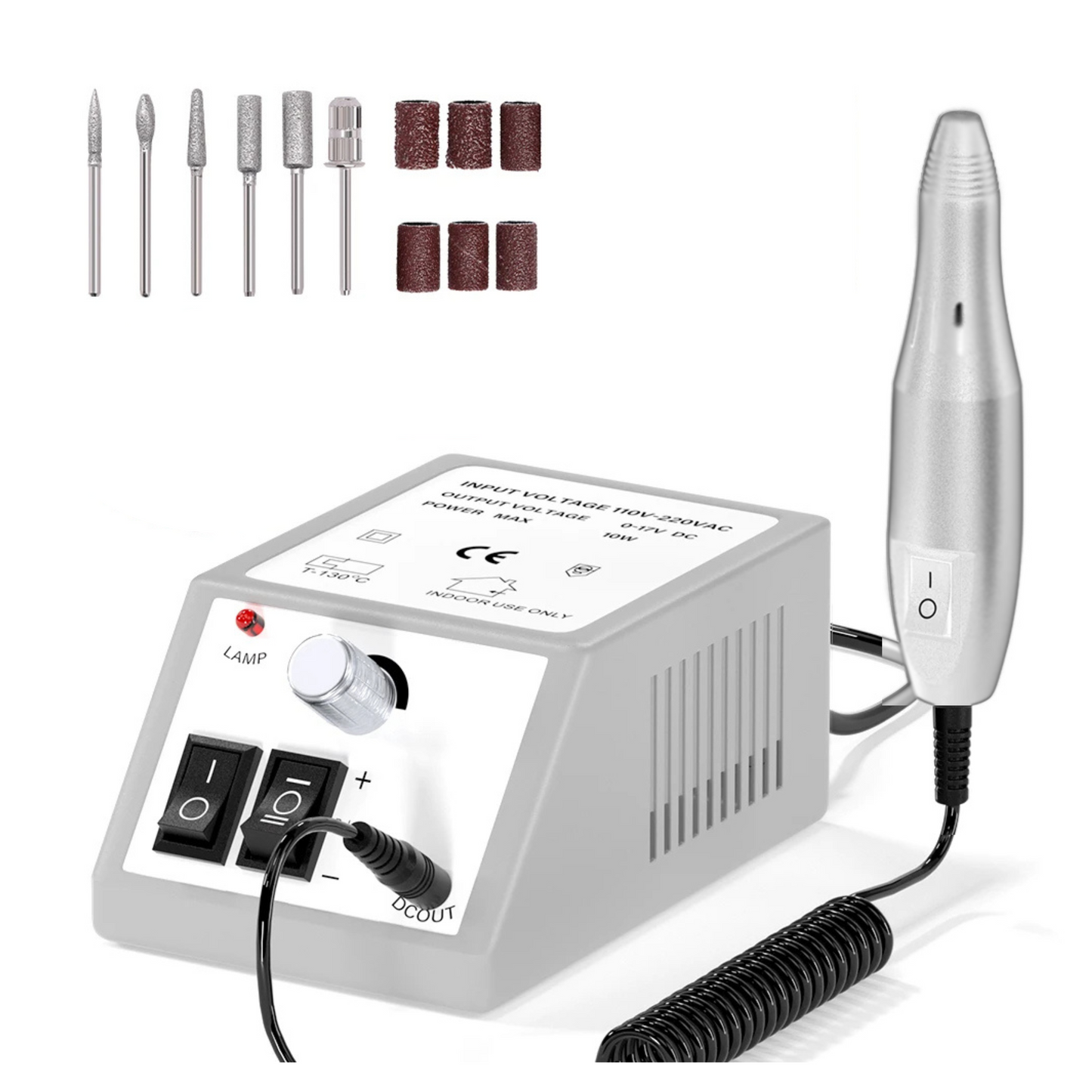 DRILL DE UÑAS CON REGULADOR