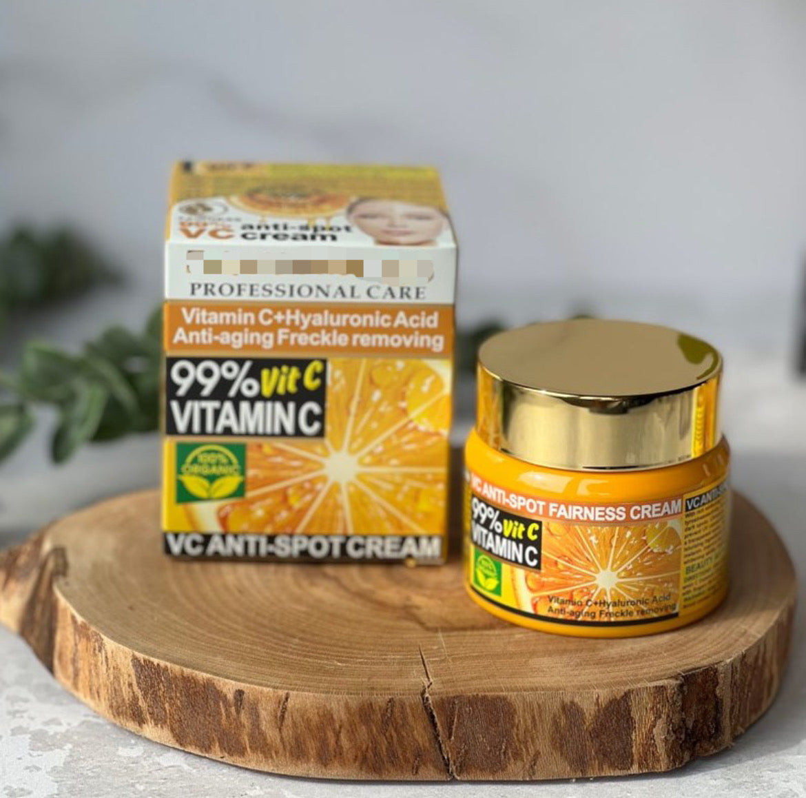 CREMA BLANQUEADORA INSTANTÁNEA CON VITAMINA C