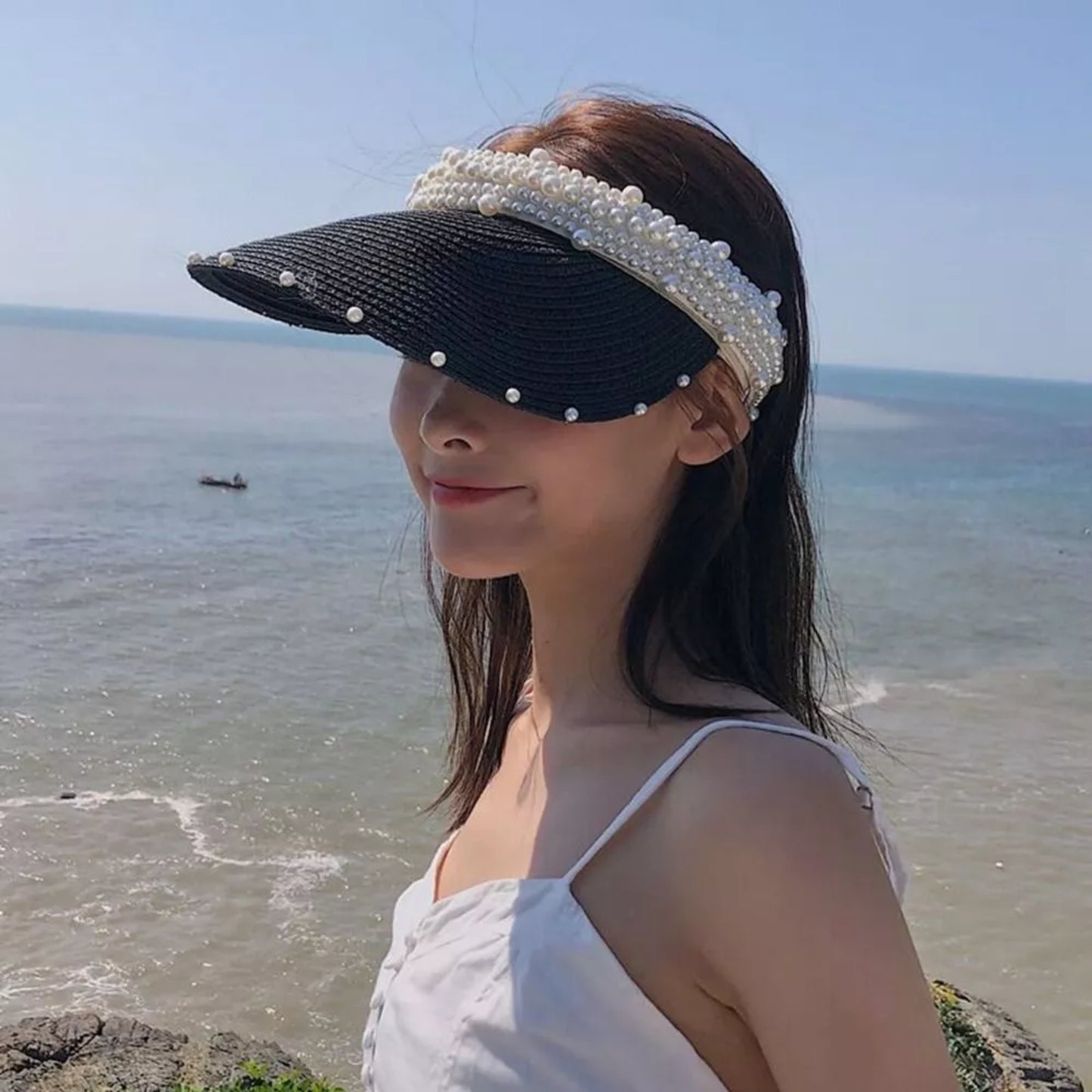 VISERA CON PERLAS