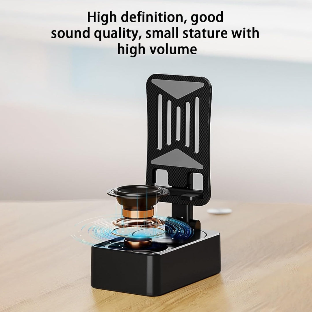 SOPORTE DE TELEFONO CON BOCINA BLUETOOTH