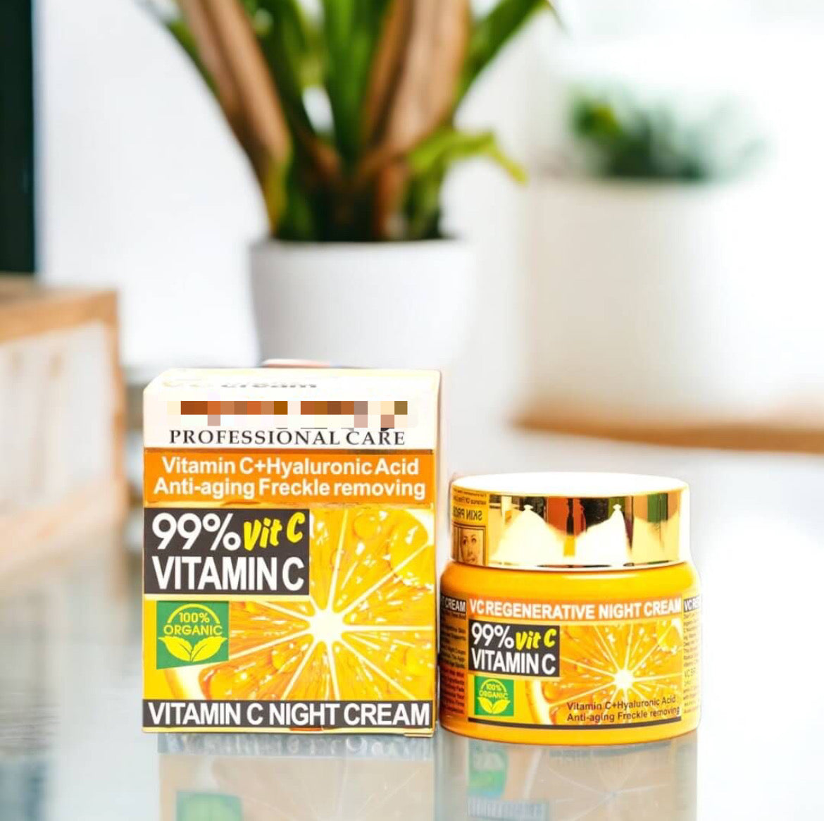 CREMA BLANQUEADORA INSTANTÁNEA CON VITAMINA C