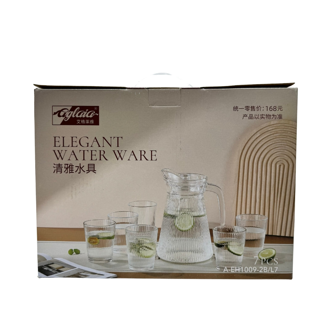 SET DE VIDRIO (7 PCS)
