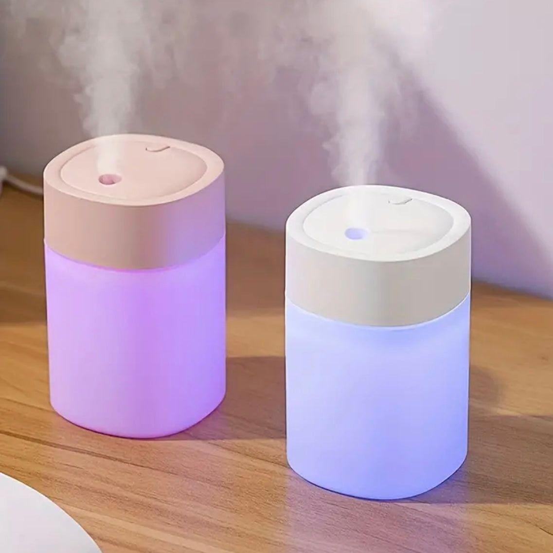 MINI HUMIDIFCADOR CON LUCES LED