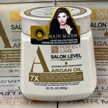 MASCARILLA DE ACEITE DE ARGAN PARA EL CABELLO