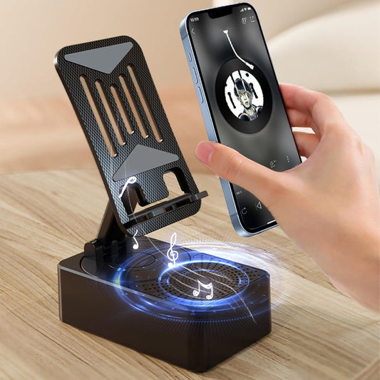 SOPORTE DE TELEFONO CON BOCINA BLUETOOTH